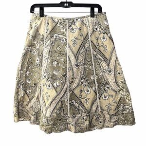 ANN TAYLOR Pretty Floral Skirt size 8